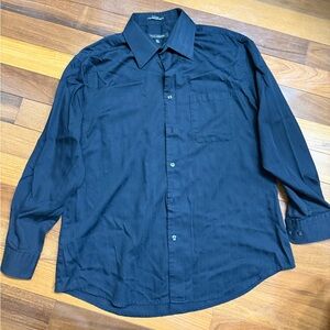 Men's Black Dress Shirt - John Henry